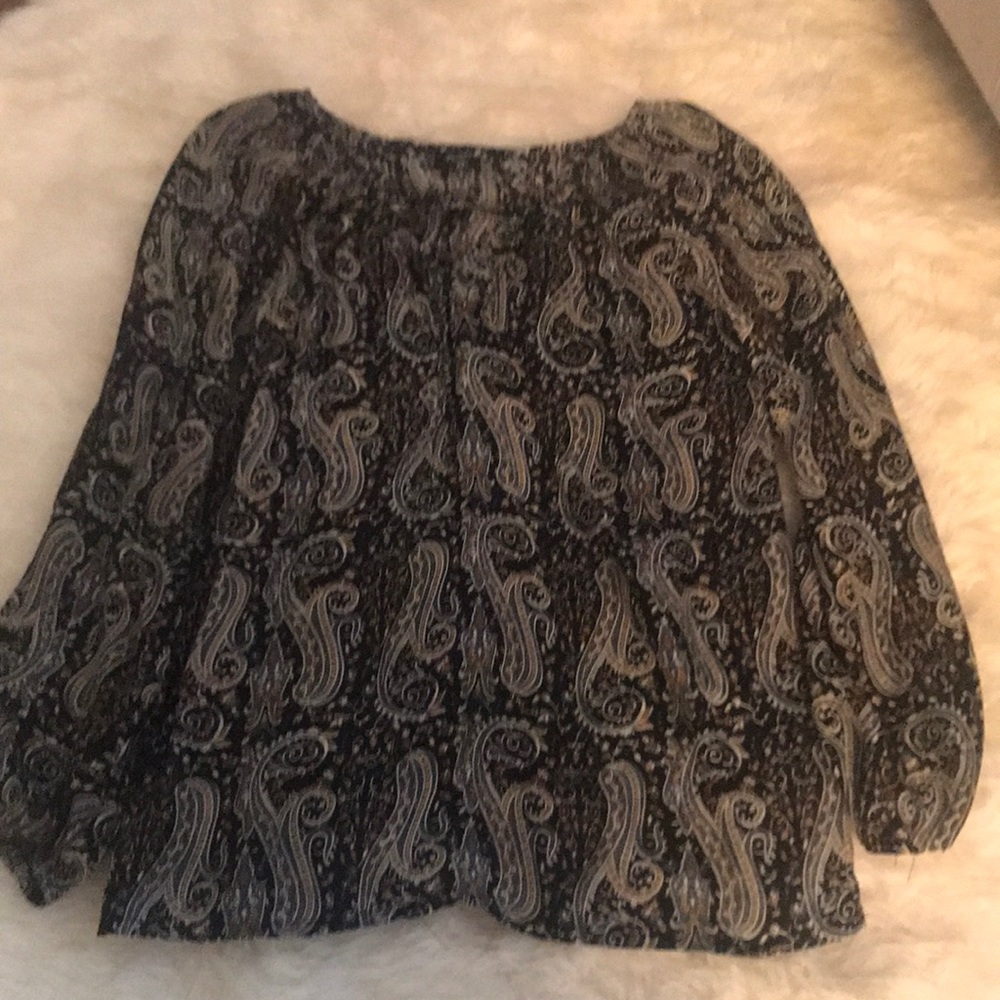 Paisley print top XS